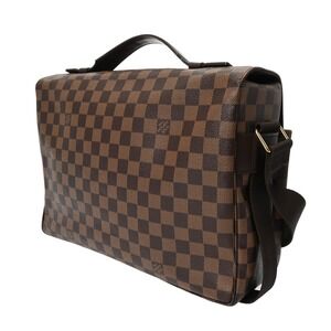 Louis Vuitton Broadway Damier Brown Bag Ebene Canvas Shoulder